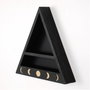 Hanah Home Estantería de Pared Cry001-S Negro
